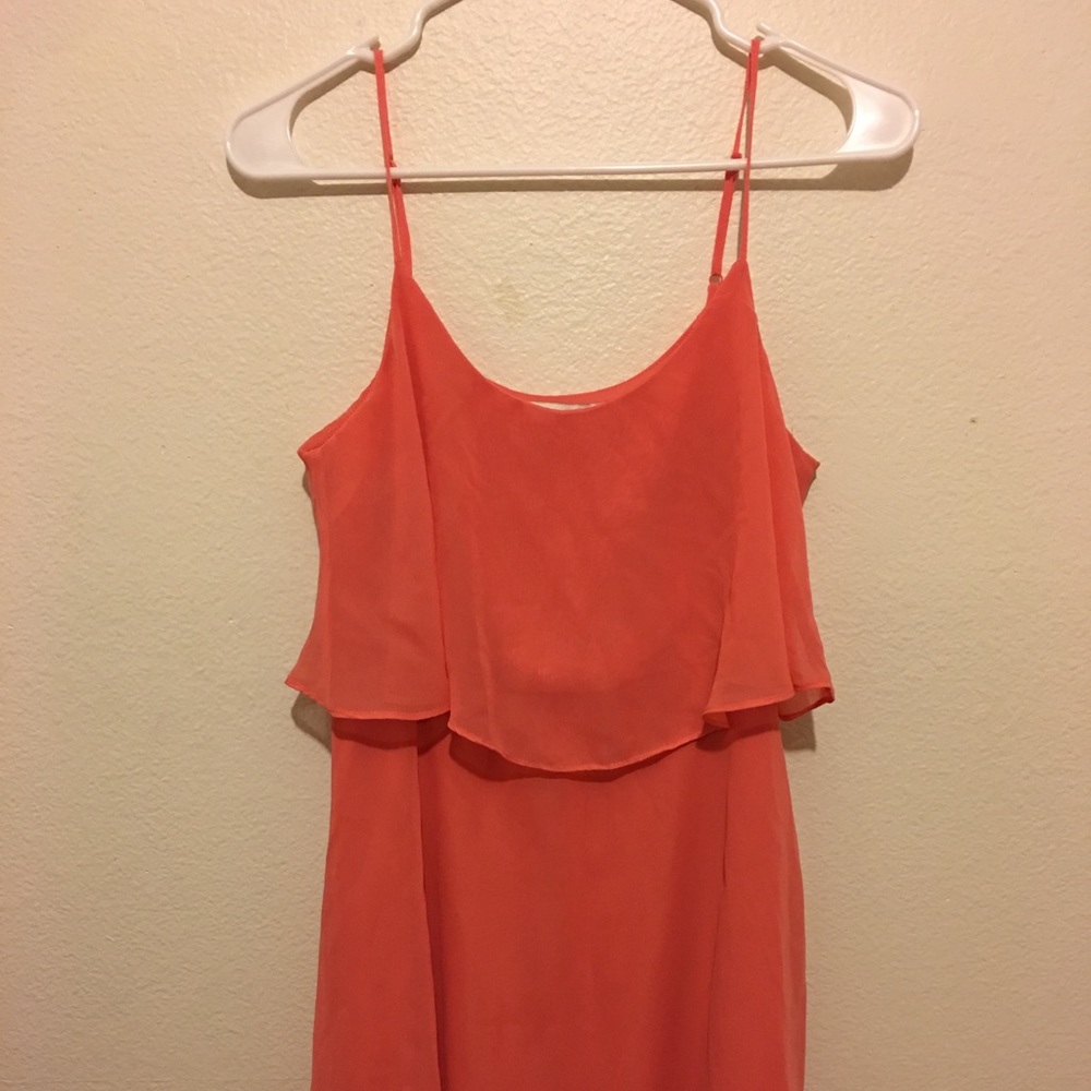 Coral dress